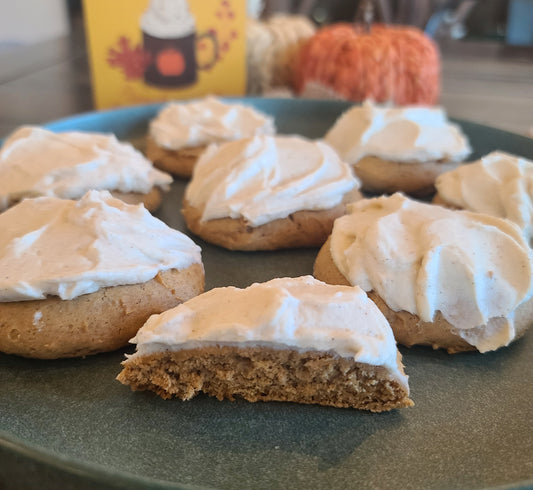 Pumpkin Spice Cake Mix Cookies