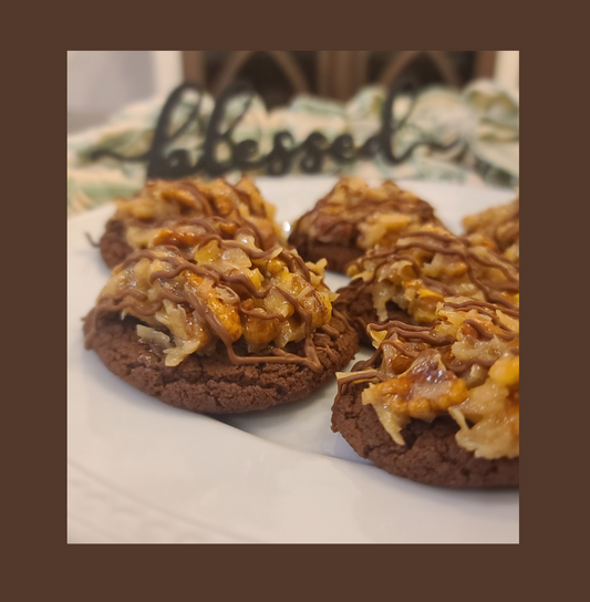 German Chocolate Cake Cookies