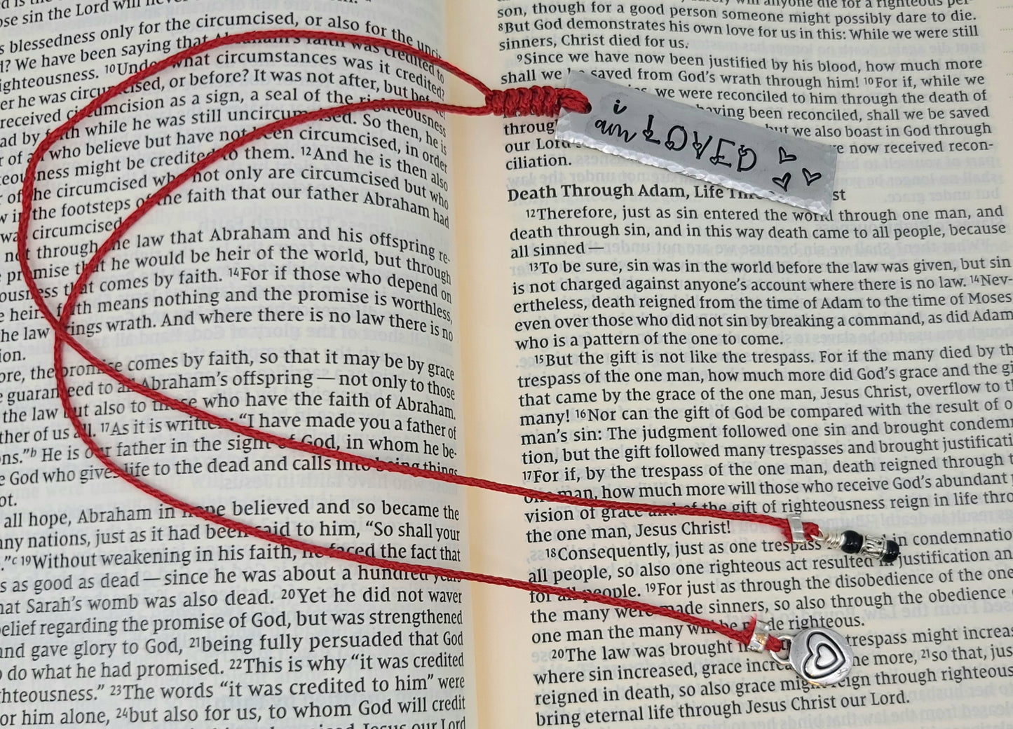 "I Am..." Affirmation Hand Stamped Bookmark | Aluminum