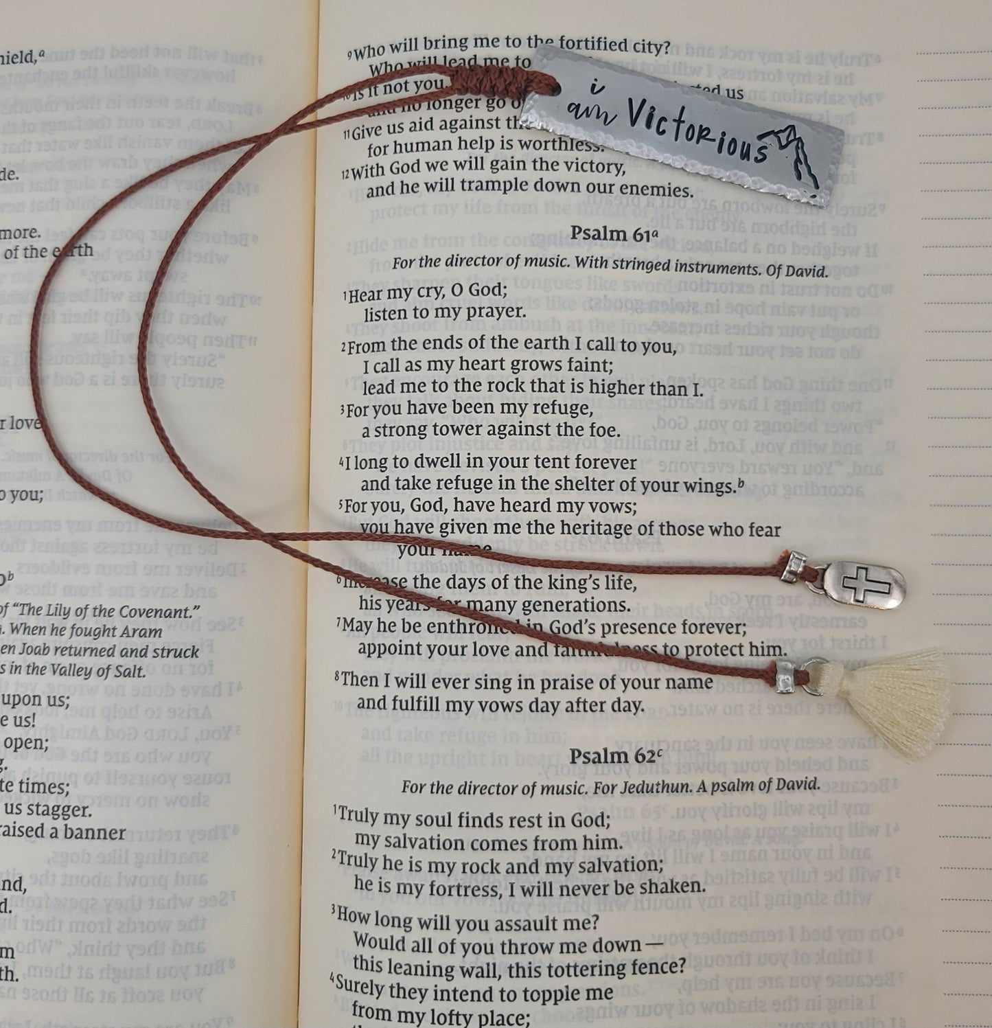 "I Am..." Affirmation Hand Stamped Bookmark | Aluminum