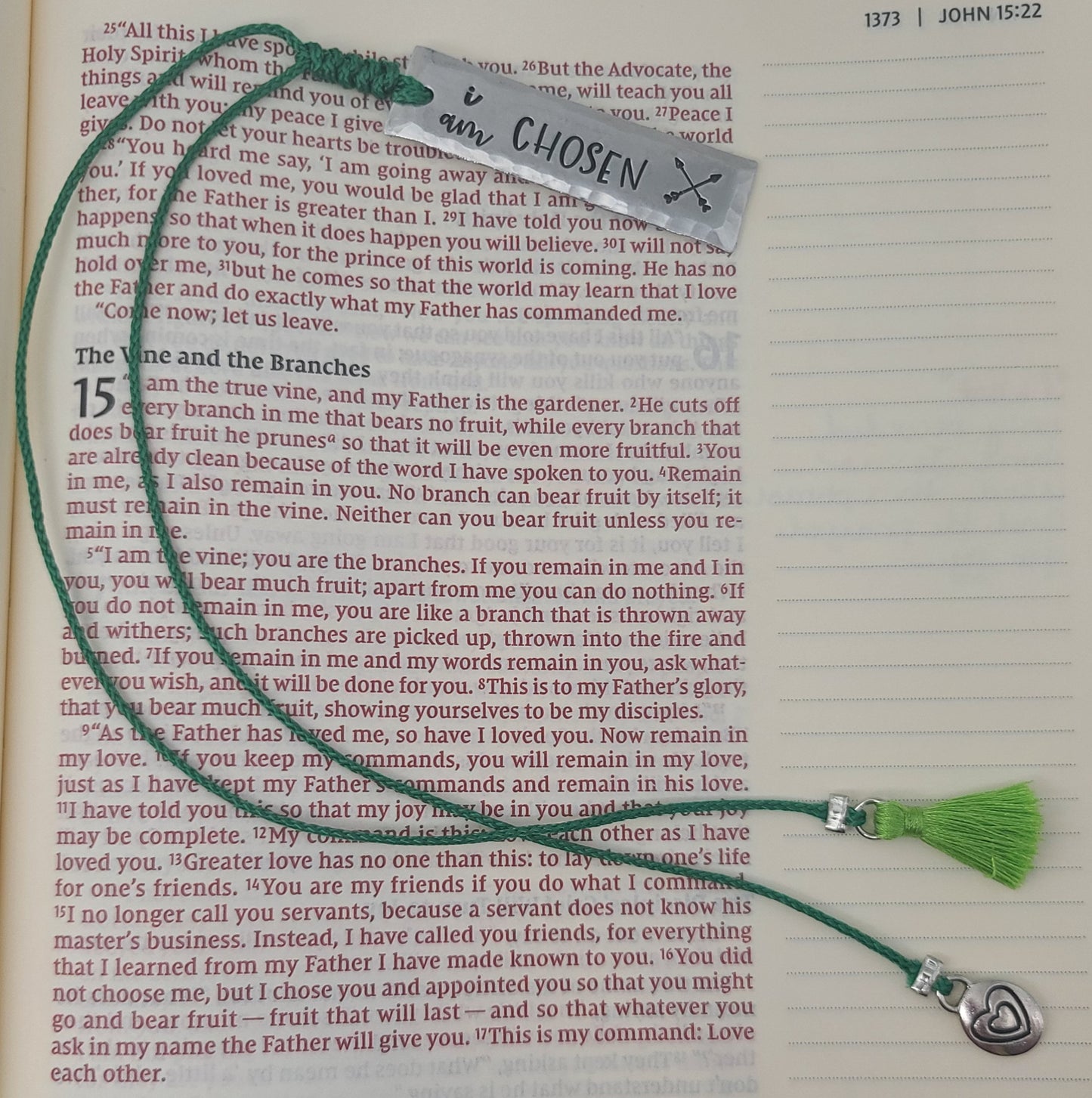 "I Am..." Affirmation Hand Stamped Bookmark | Aluminum