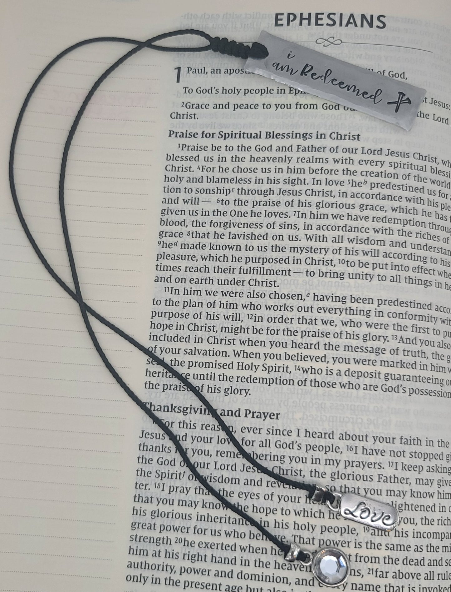 "I Am..." Affirmation Hand Stamped Bookmark | Aluminum