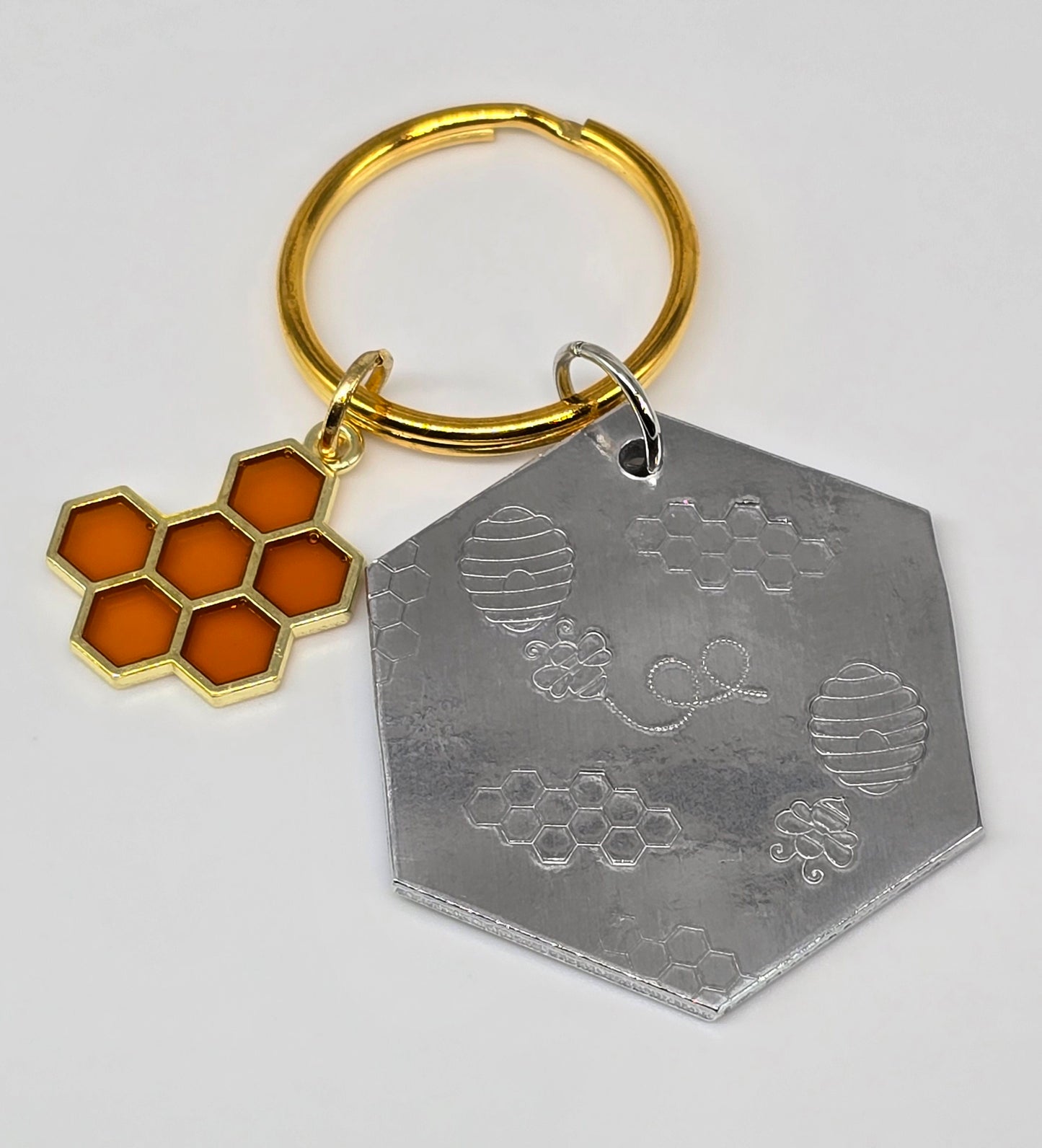 Kind Words Like Honey Keychain