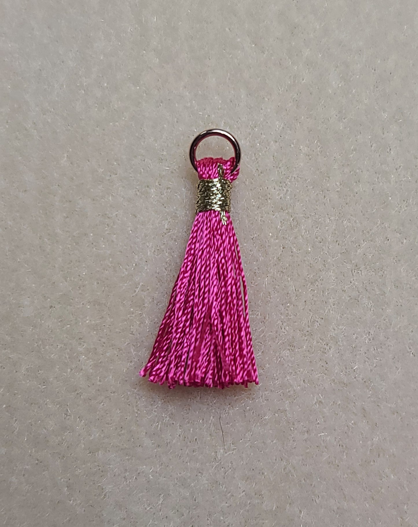 "He First Loved Us" Hand Stamped Metal Keychain | Pewter