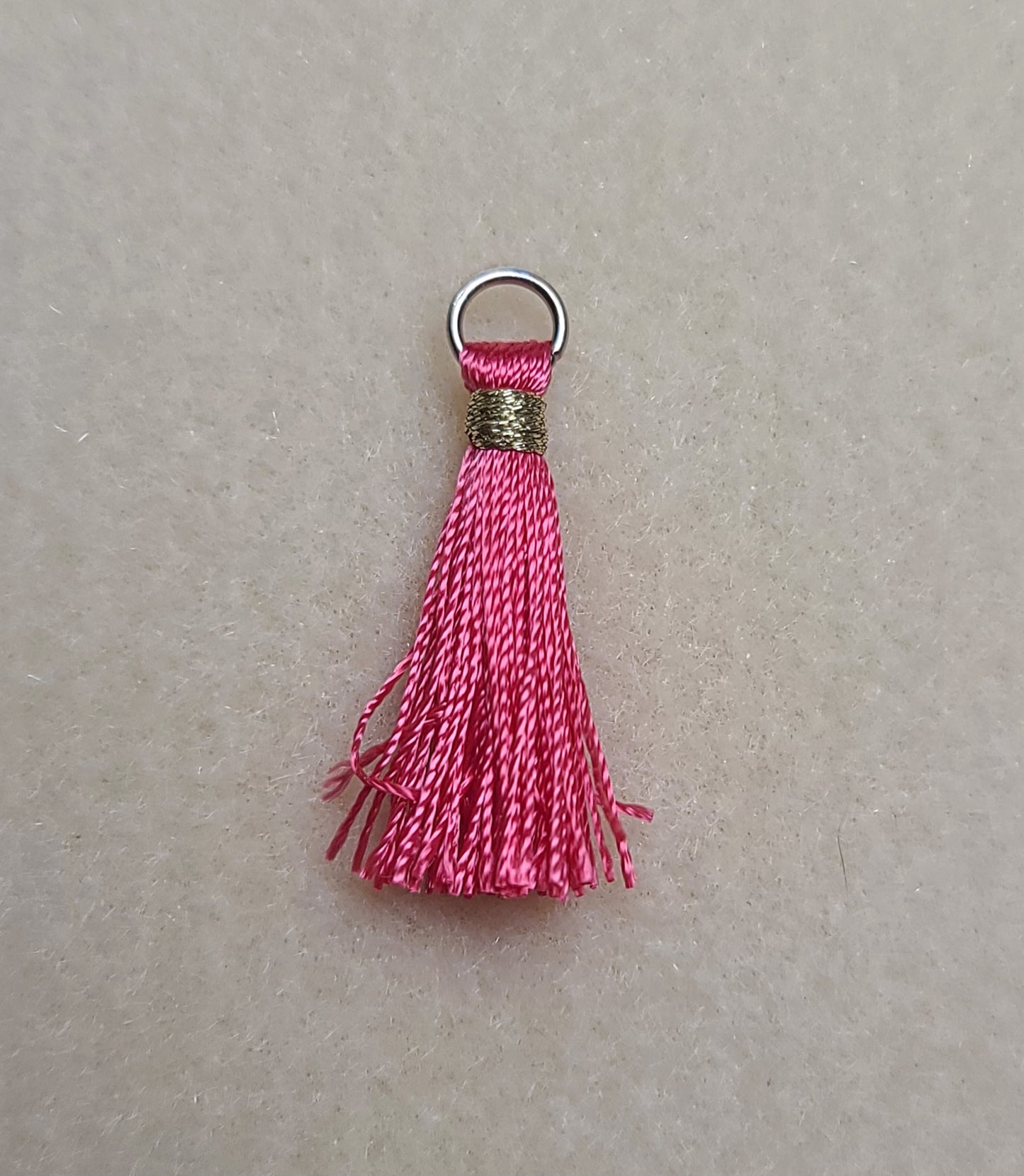 "He First Loved Us" Hand Stamped Metal Keychain | Pewter