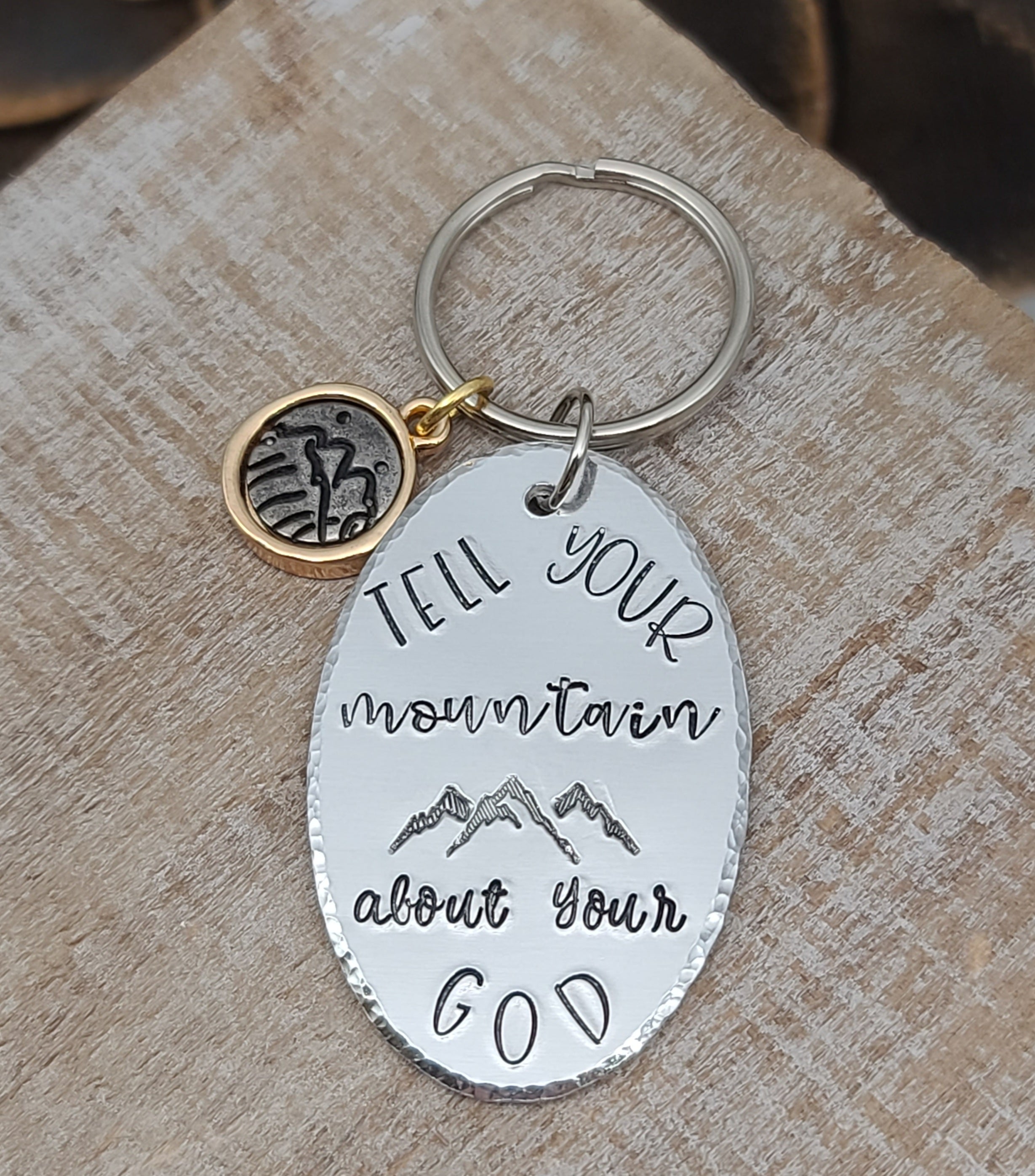 Metal on sale stamped keychains