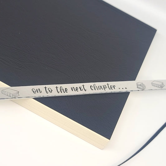 "Next Chapter" Bookmark | Aluminum